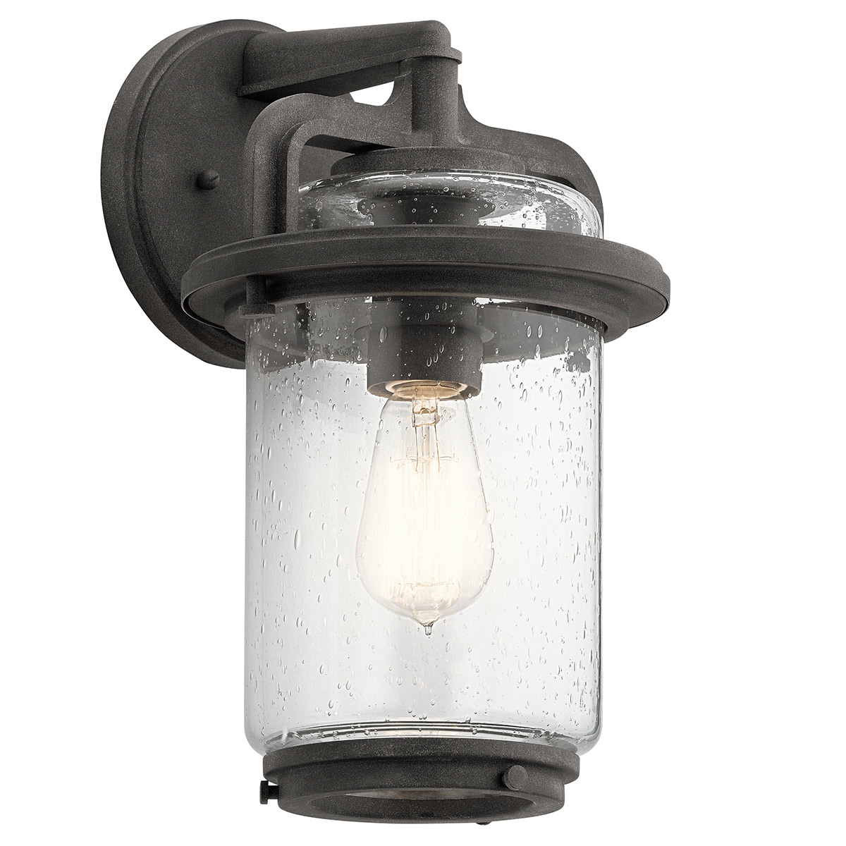 Brackenfell Traditional Outdoor Wall Lantern Weathered Zinc