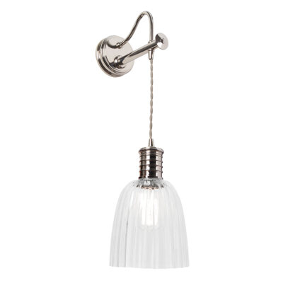 Brackenfield Wall Light Polished Nickel
