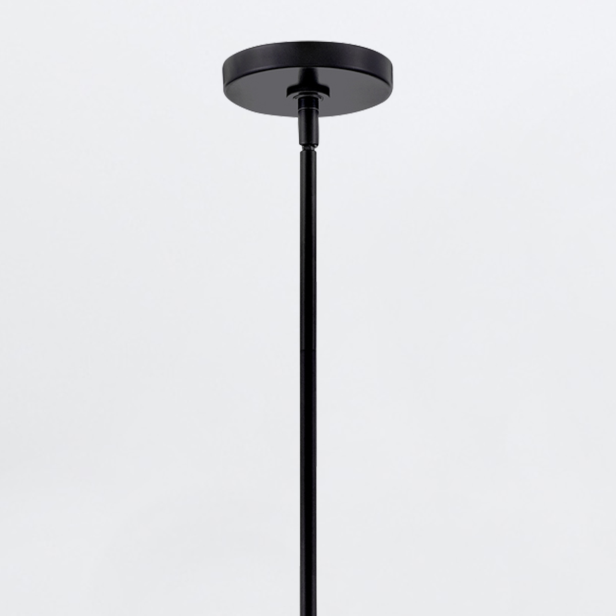 Brackenwood Coastal Woven Outdoor Pendant Black — detail view