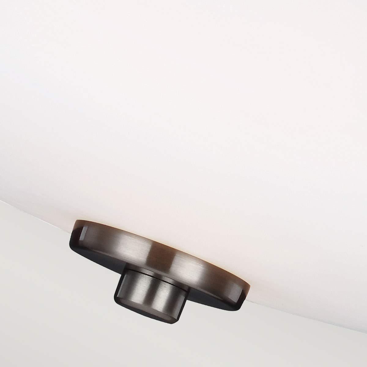 Bramhurst Hamptons Ceiling Semi-Flush Satin Nickel Bramhurst Hamptons Ceiling Semi-Flush Satin Nickel — detail view