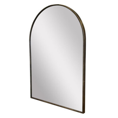 Brassington Arch French Provincial Arched Mirror Brass Frame