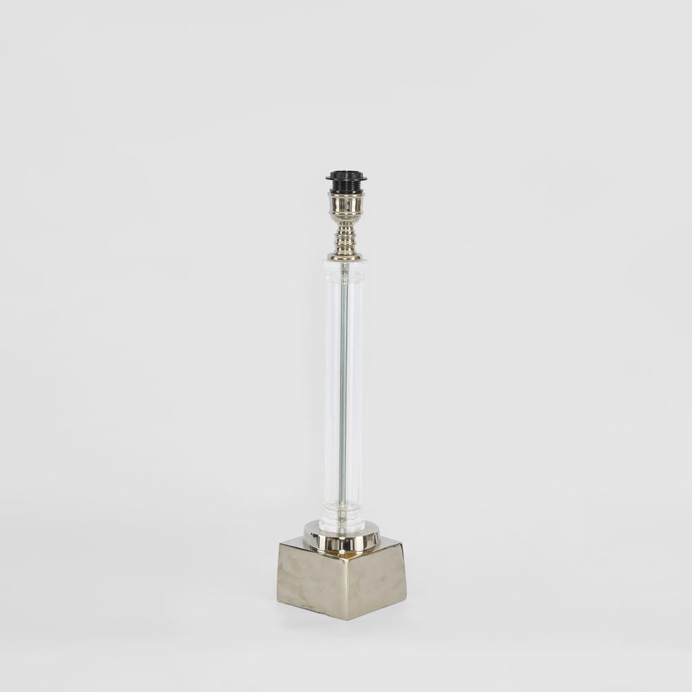 Briarwood French Provincial Pillar Table Lamp Base Nickel Briarwood French Provincial Pillar Table Lamp Base Nickel