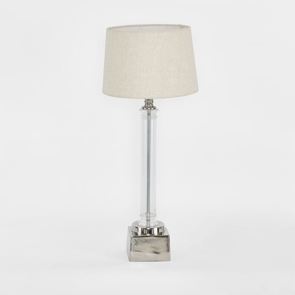 Briarwood French Provincial Pillar Table Lamp Base Nickel Briarwood French Provincial Pillar Table Lamp Base Nickel
