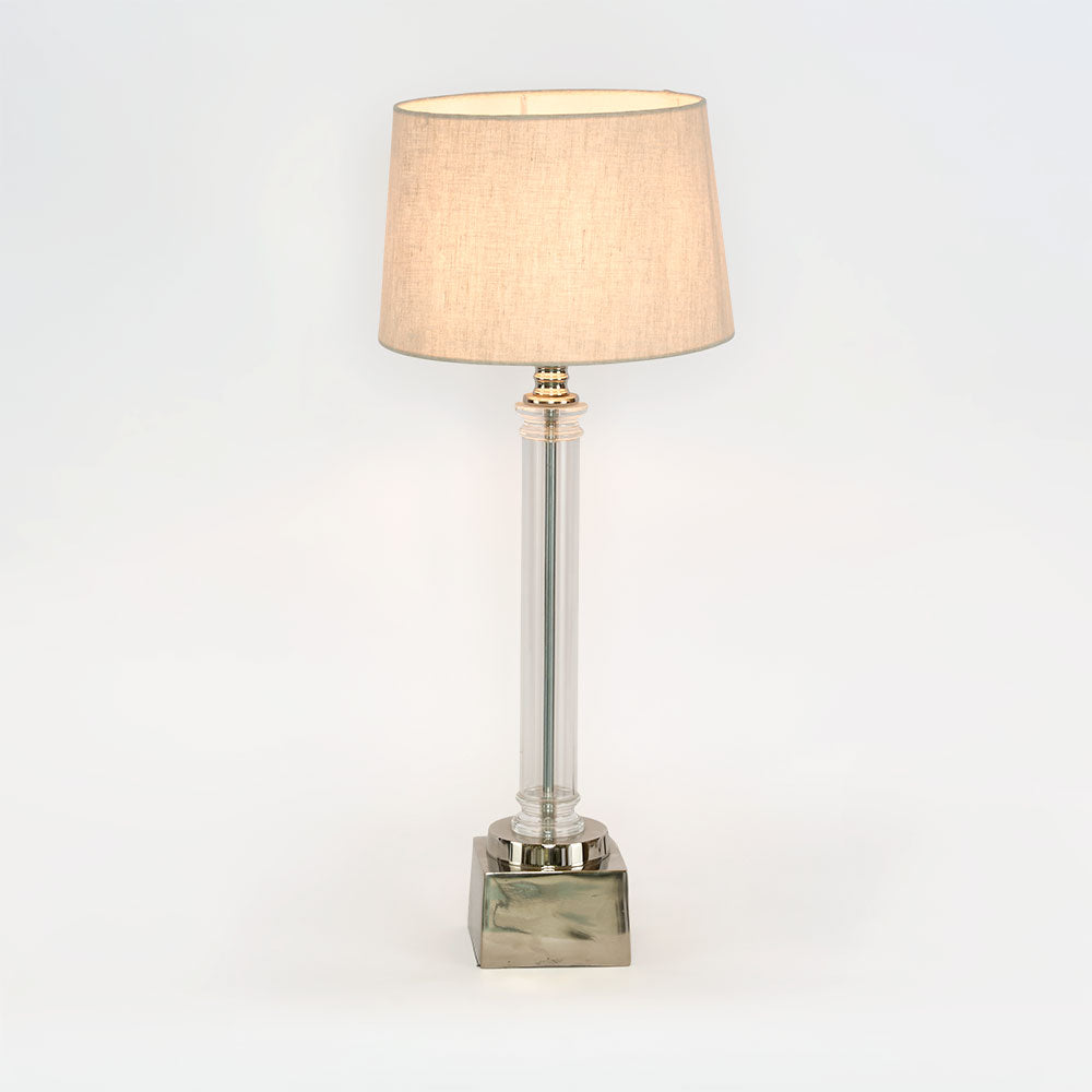 Briarwood French Provincial Pillar Table Lamp Base Nickel Briarwood French Provincial Pillar Table Lamp Base Nickel