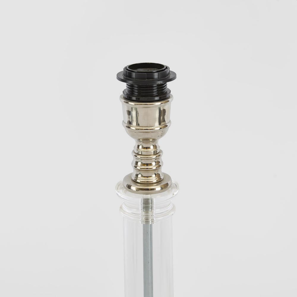 Briarwood French Provincial Pillar Table Lamp Base Nickel Briarwood French Provincial Pillar Table Lamp Base Nickel