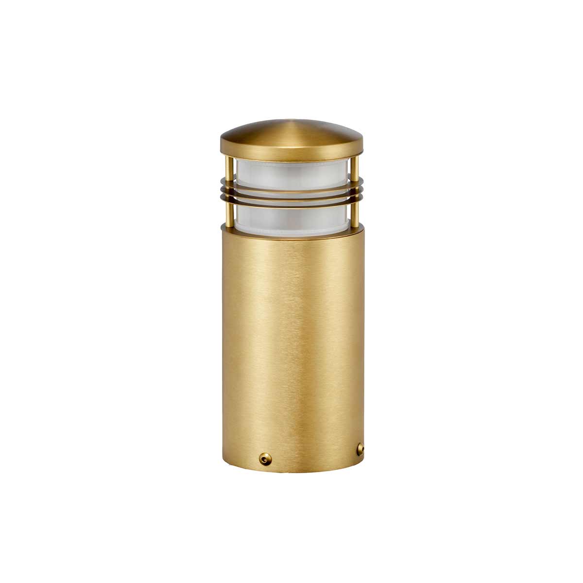 Brightgate Coastal Brushed Brass Outdoor Bollard Brightgate Coastal Brushed Brass Outdoor Bollard