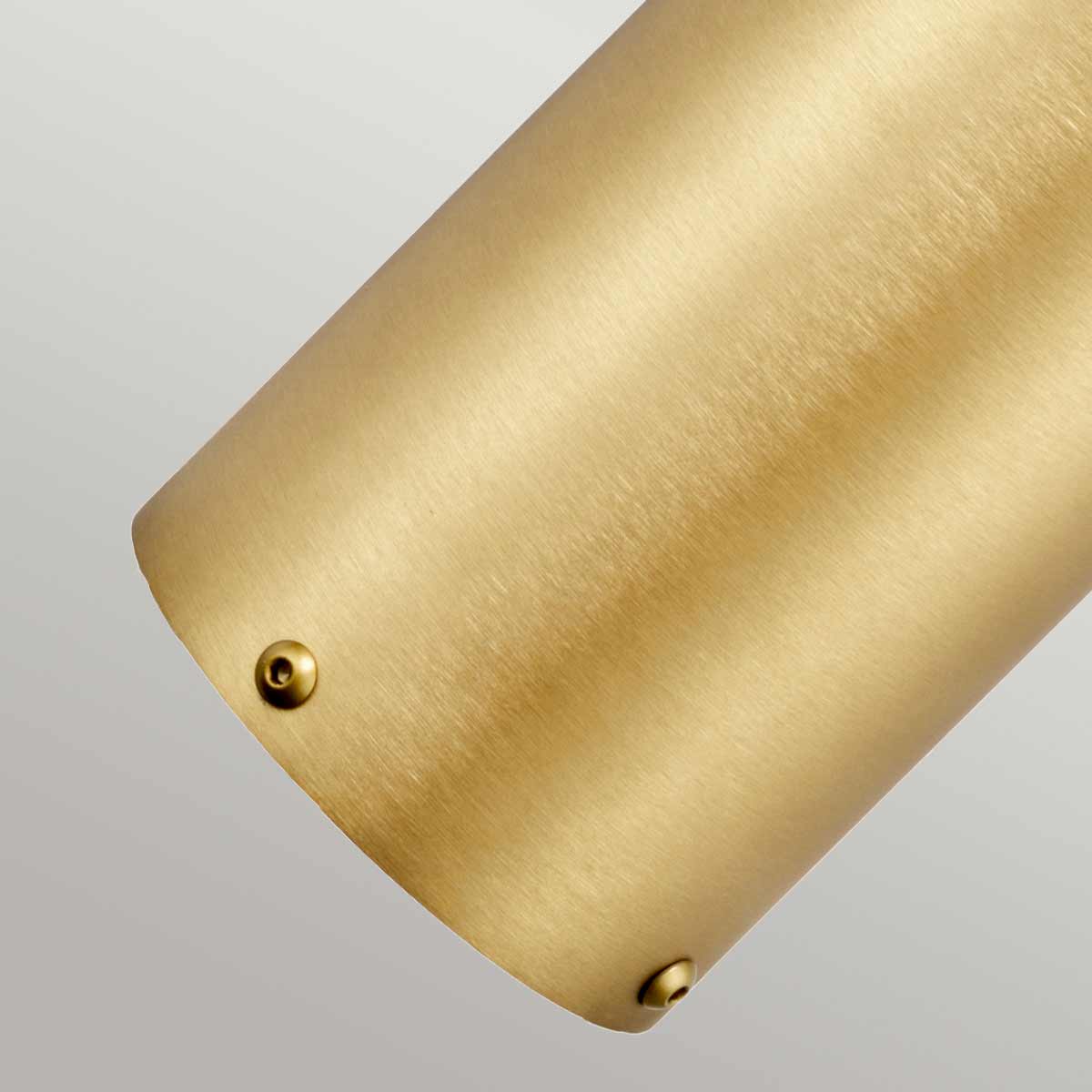Brightgate Coastal Brushed Brass Outdoor Bollard Brightgate Coastal Brushed Brass Outdoor Bollard — detail view