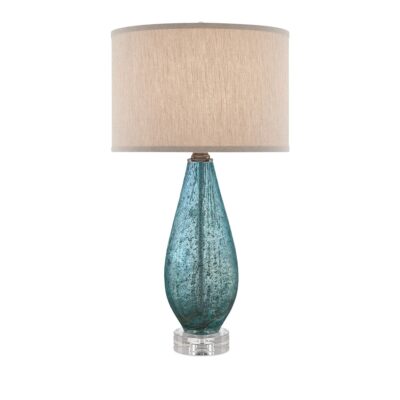 Brightholme Hamptons Table Lamp Pale Blue Speckle