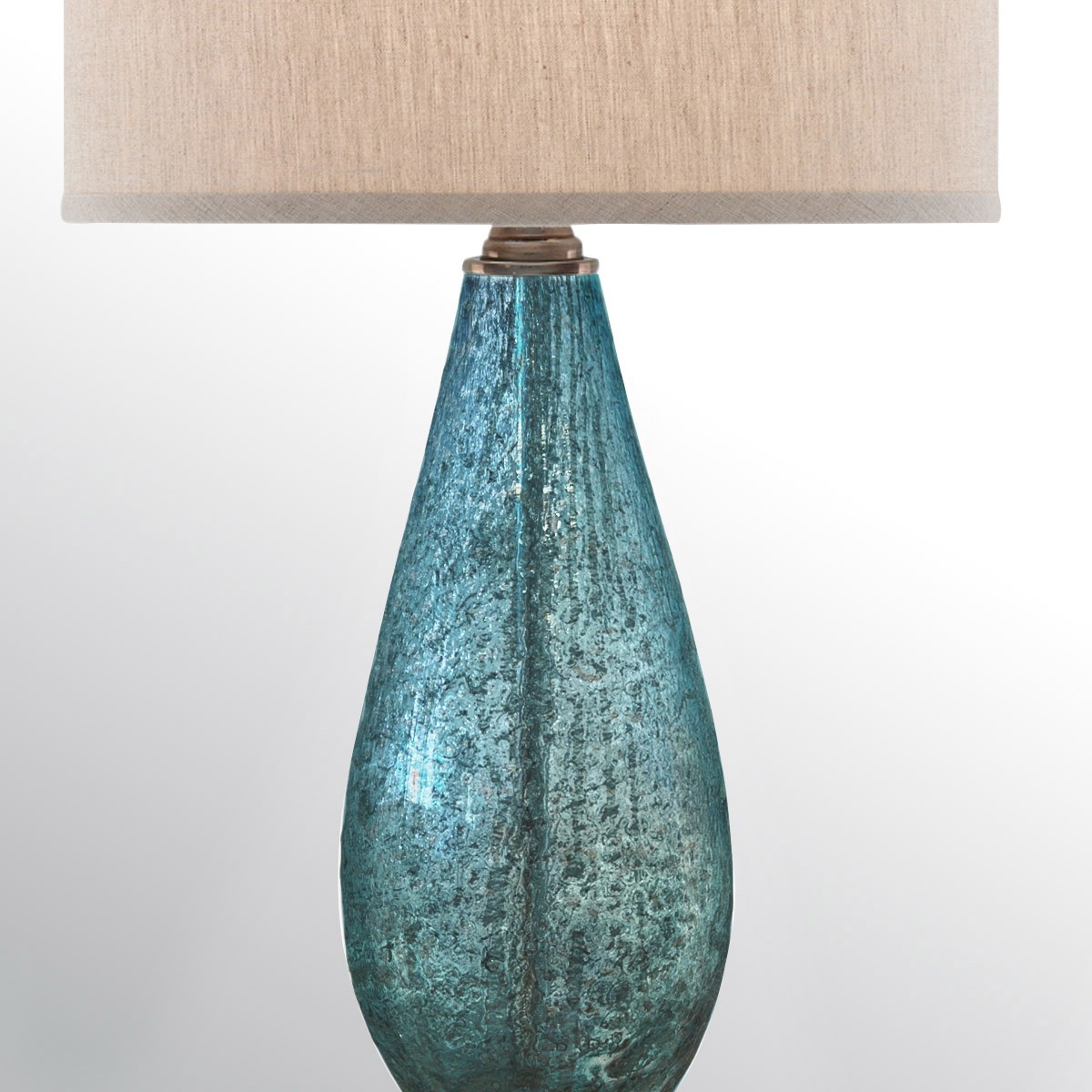 Brightholme Hamptons Table Lamp Pale Blue Speckle Brightholme Hamptons Table Lamp Pale Blue Speckle — detail view