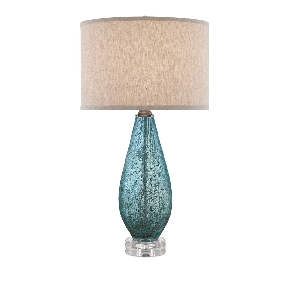 Brightholme Hamptons Table Lamp Pale Blue Speckle