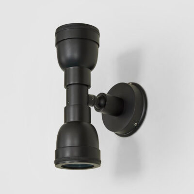 Brighton Industrial Adjustable Outdoor Wall Light Antique Black