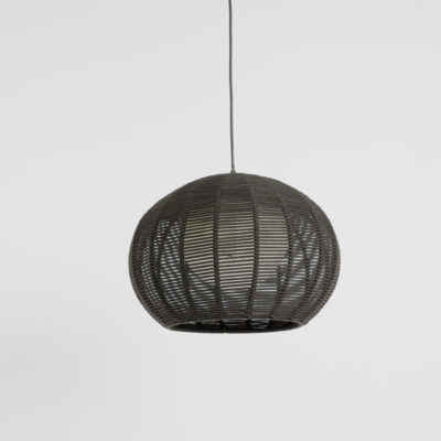 Brightstone Hamptons Woven Dome Pendant Light Black