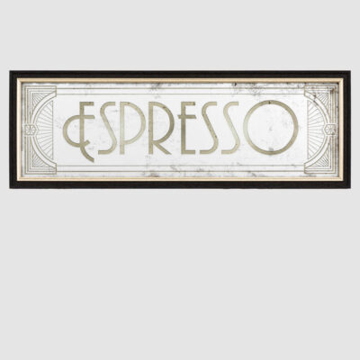 Brookfield Manor Art Deco Espresso Wall Mirror