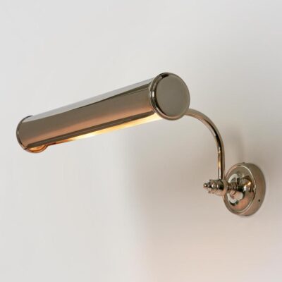 Brookfield Traditional Picture Wall Light Shiny Nickel