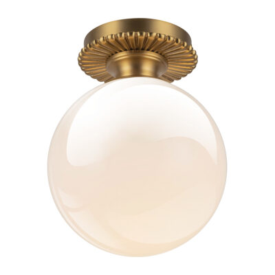 Brookline Hall French Provincial Flush Ceiling Light Brushed Gold