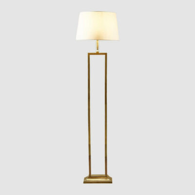 Buckingham French Provincial Floor Lamp Antique Brass
