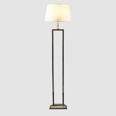 Buckingham Hamptons Floor Lamp Antique Silver