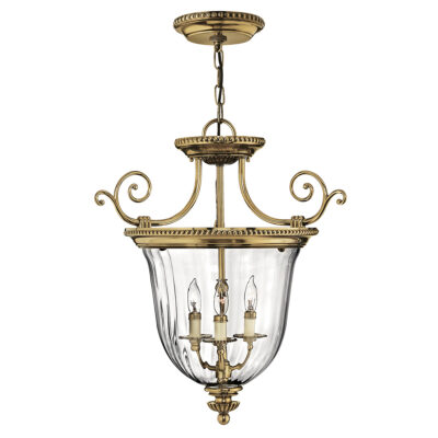 Buryfield French Provincial Pendant Burnished Brass