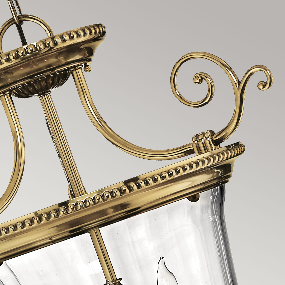 Buryfield French Provincial Pendant Burnished Brass Buryfield French Provincial Pendant Burnished Brass — detail view