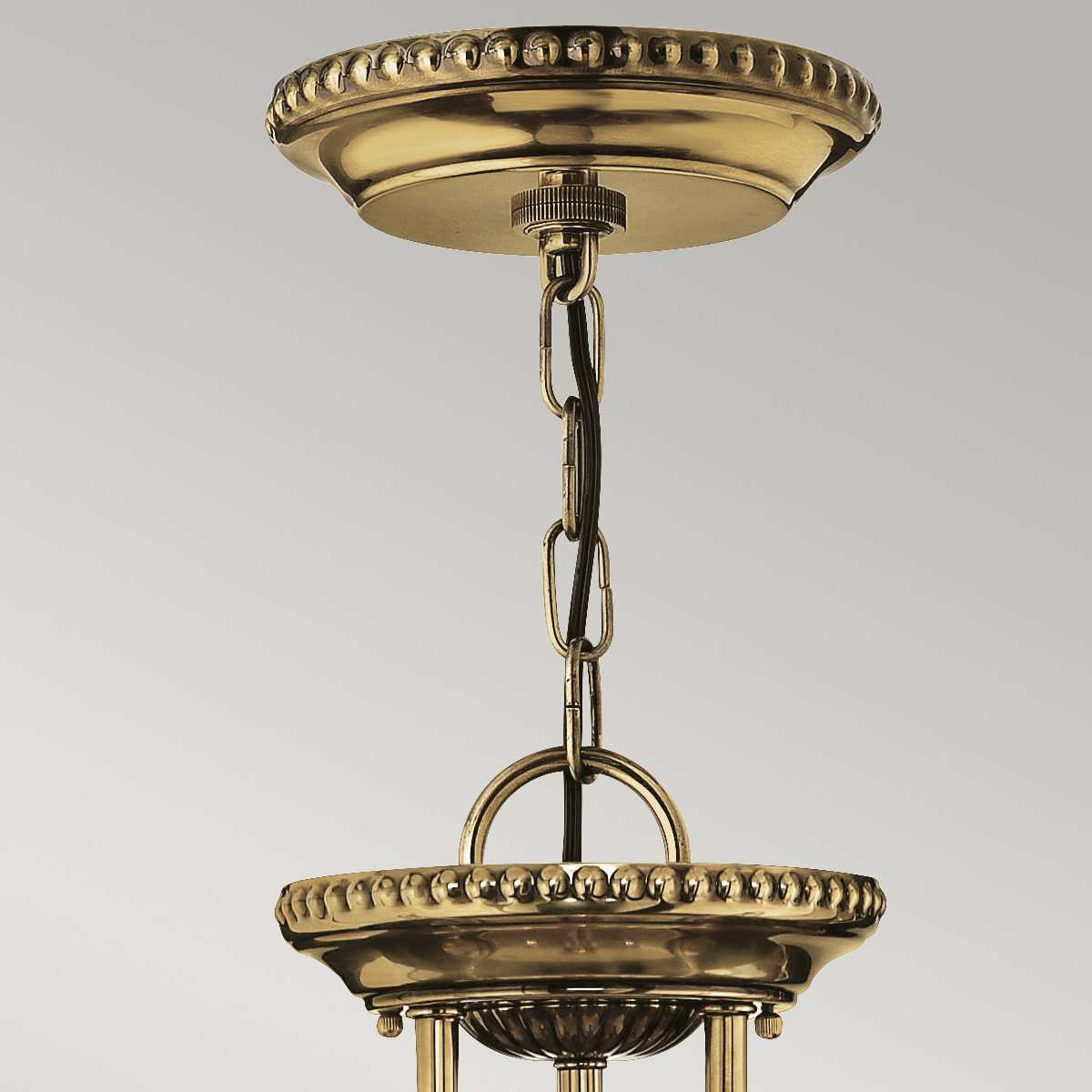 Buryfield French Provincial Pendant Burnished Brass Buryfield French Provincial Pendant Burnished Brass — detail view
