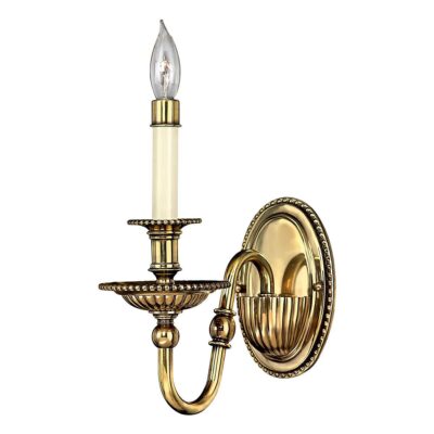 Buryfield Traditional Wall Light Burnished Brass