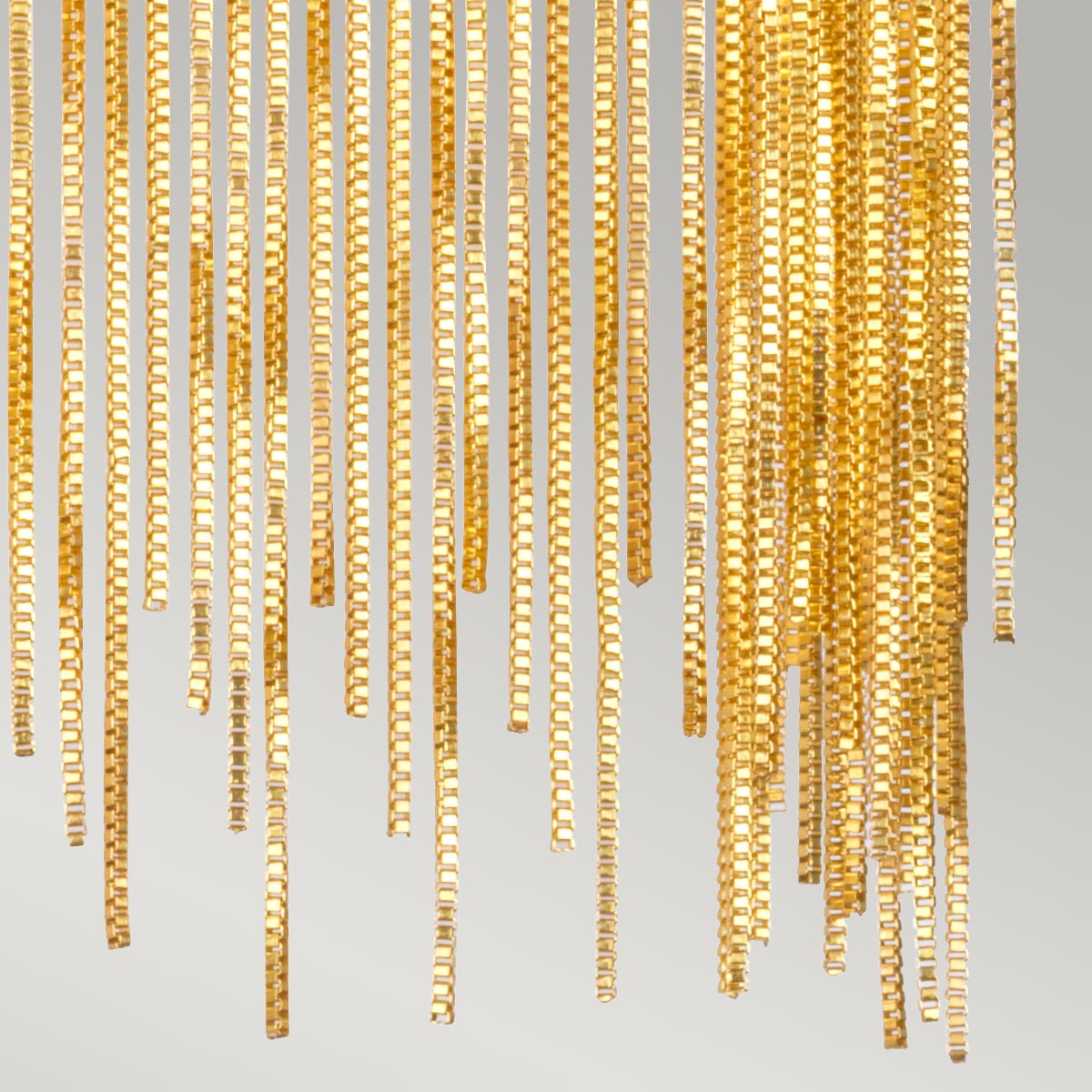 Cabarita Point Contemporary Wall Light Black And Gold Fringe Cabarita Point Contemporary Wall Light Black And Gold Fringe — detail view