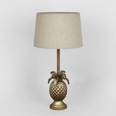 Calbourne Hamptons Pineapple Table Lamp Base Antique Brass