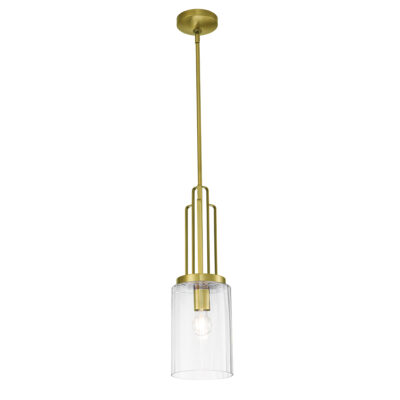 Camberdown Retro Mini Pendant Brushed Natural Brass