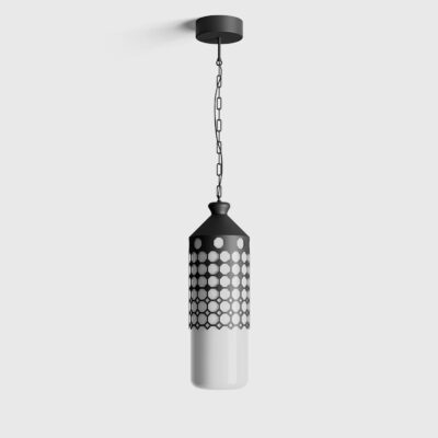 Camberton Contemporary Octagonal Lantern Pendant Light Matte Black