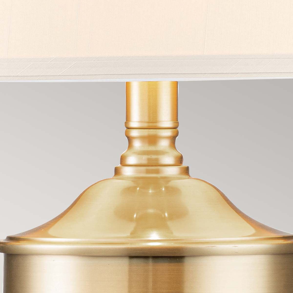 Camberwood French Provincial Ribbed Glass Urn Table Lamp Brushed Brass Camberwood French Provincial Ribbed Glass Urn Table Lamp Brushed Brass — detail view