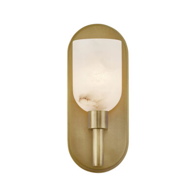 Camborne Transitional Wall Light Vintage Brass