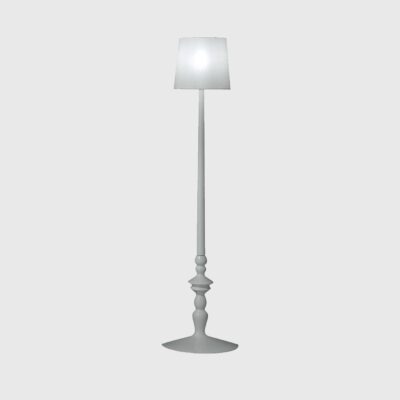 Camden Court Ceramic Wall and Floor Lamp Glossy White