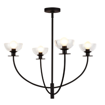 Camdenhurst Contemporary Chandelier Matte Black