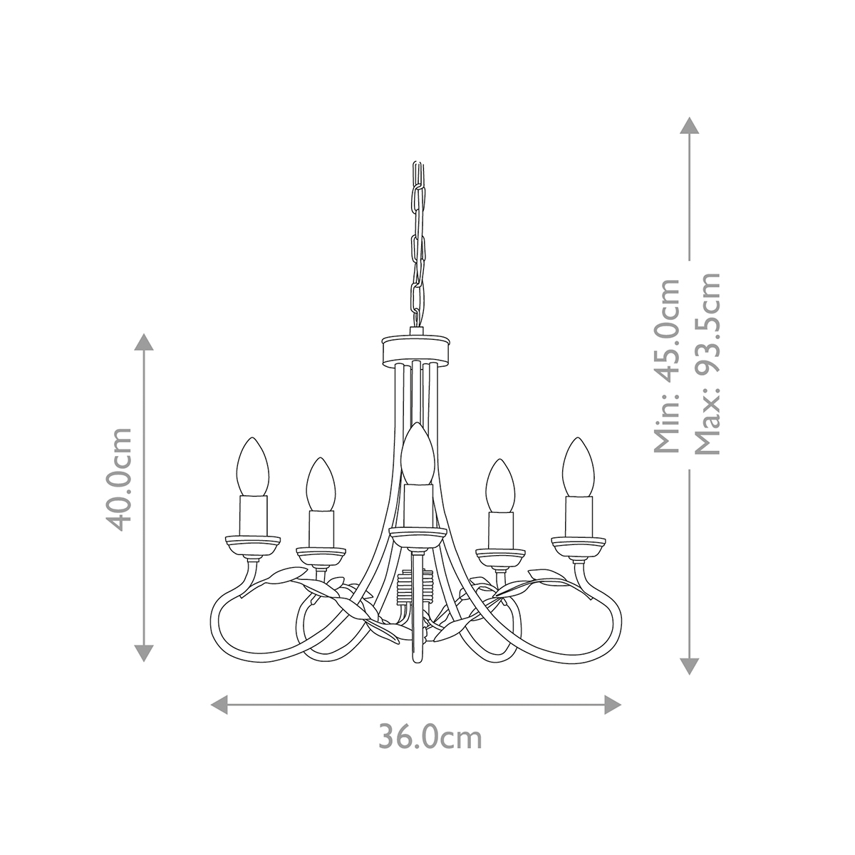 Camille Rose French Provincial 5 Light Chandelier Black Gold Patina Camille Rose French Provincial 5 Light Chandelier Black Gold Patina