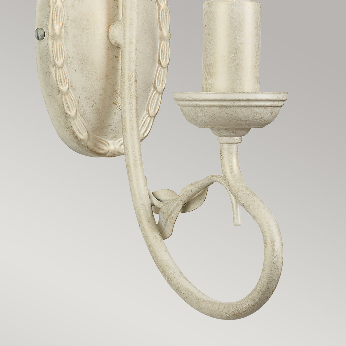 Camille Rose French Provincial Wall Light Ivory Gold Patina Camille Rose French Provincial Wall Light Ivory Gold Patina — detail view