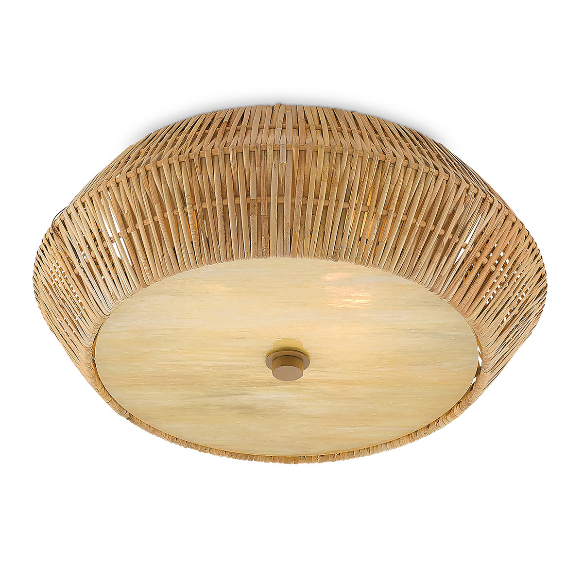 Cape Bristol Hamptons Woven Rattan Ceiling Flush Light Cape Bristol Hamptons Woven Rattan Ceiling Flush Light