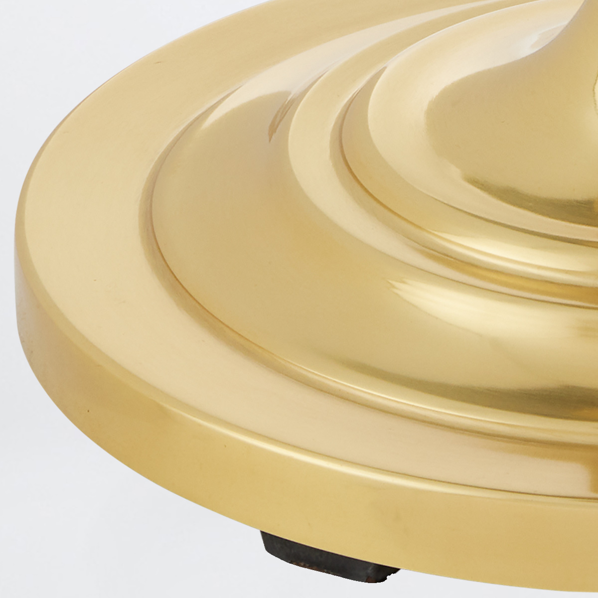 Cape Fenwick French Provincial Floor Lamp Polished Brass and Seagrass Cape Fenwick French Provincial Floor Lamp Polished Brass and Seagrass — detail view