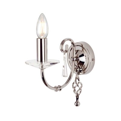Cape Sorrento French Provincial Wall Light Polished Nickel