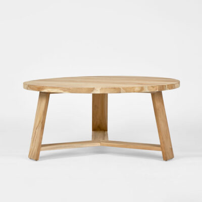 Cape Weston Hamptons Round Teak Coffee Table Natural