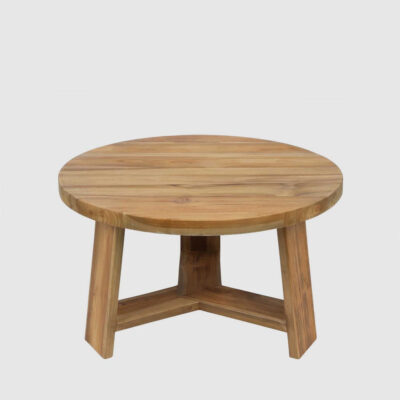 Cape Weston Side Hamptons Round Teak Coffee Table