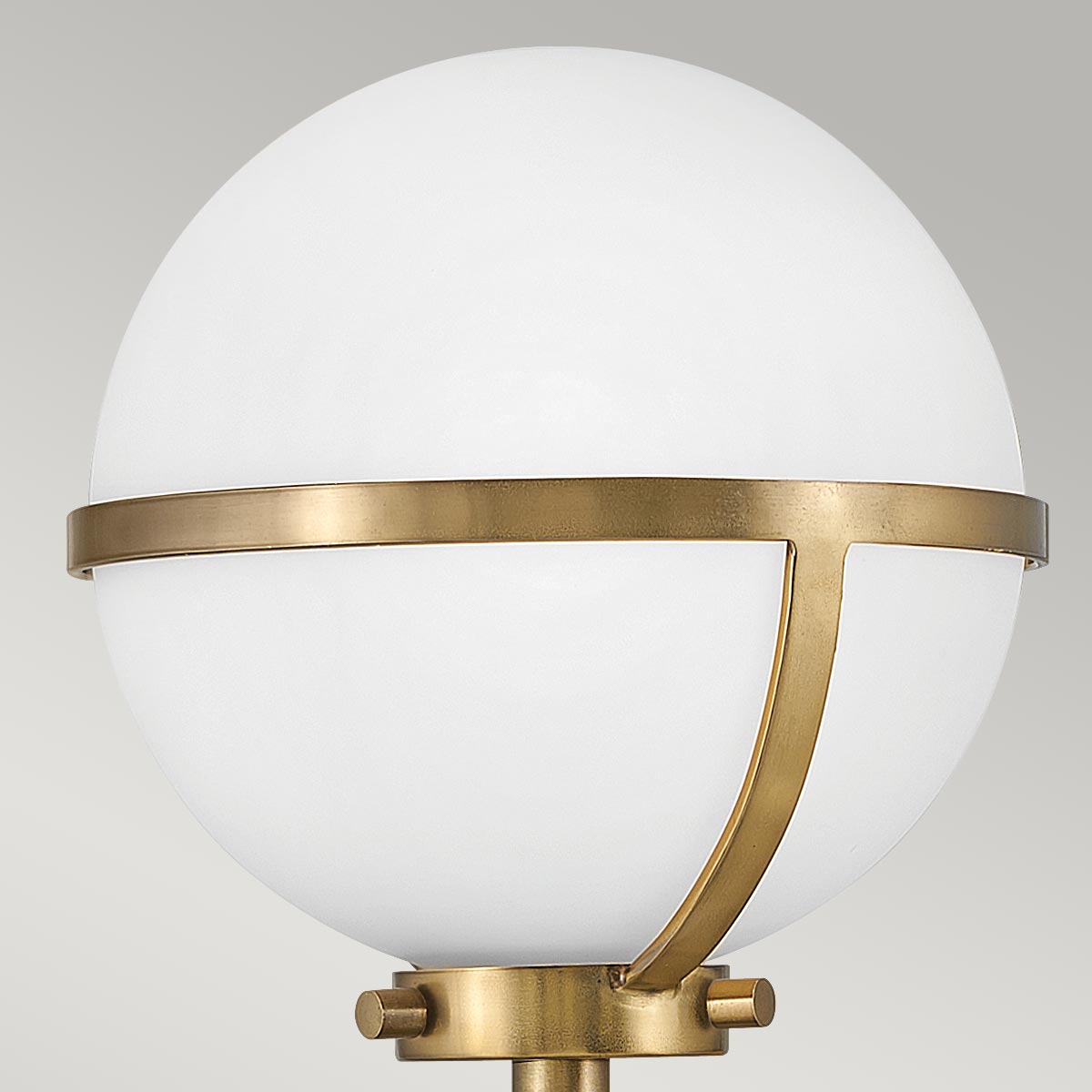 Carlisle Field Art Deco Wall Light Heritage Brass — detail view