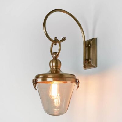 Carlton French Provincial Outdoor Wall Light Antique Brass