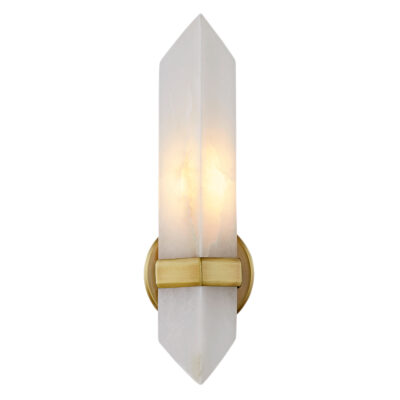 Castelbourne Lantern Wall Light Vintage Brass