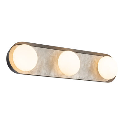 Castellan Retro Modern Three Light Wall Sconce Urban Bronze