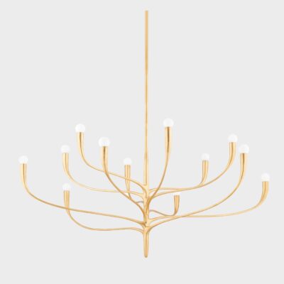 Castellane Botanical Gold Branch Chandelier