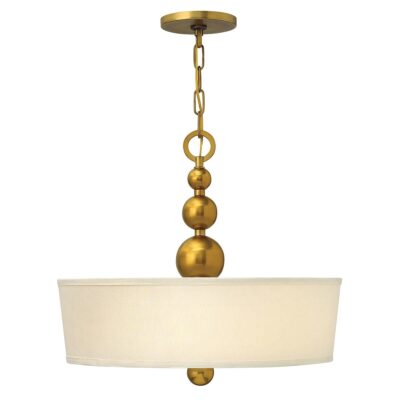 Castellane Hamptons Drum Pendant Vintage Brass