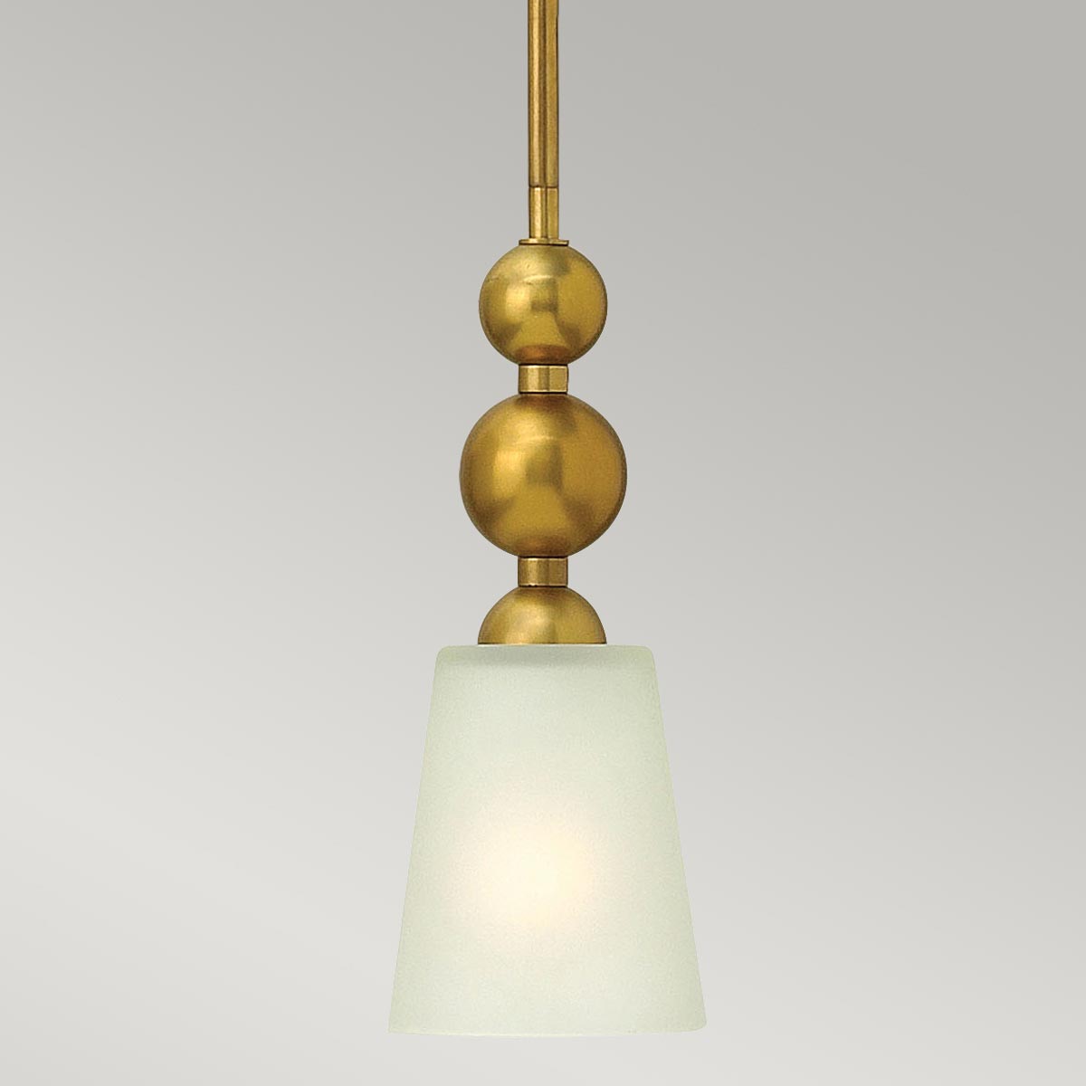 Castellane Heritage Brass Mini Pendant Castellane Heritage Brass Mini Pendant — detail view