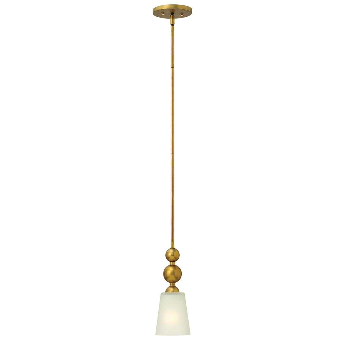 Castellane Heritage Brass Mini Pendant