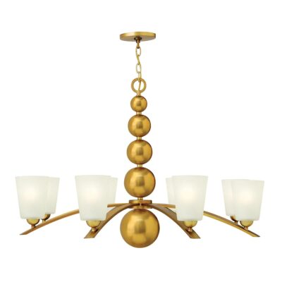 Castellane Vintage Brass 8 Light Chandelier