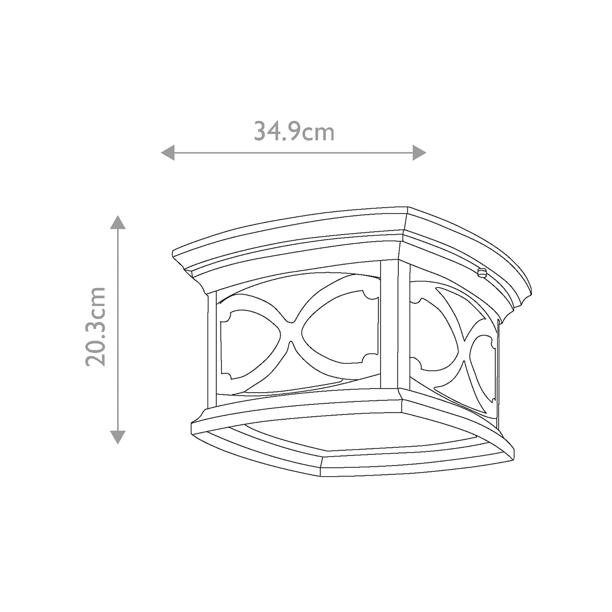 Castellara Traditional Outdoor Ceiling Flush in Olde Bronze Castellara Traditional Outdoor Ceiling Flush in Olde Bronze